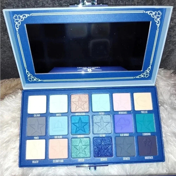 JEFFREE STAR COSMETICS Blue Blood NIB Eyeshadow Palette 18 Shades Designer - Picture 3 of 6